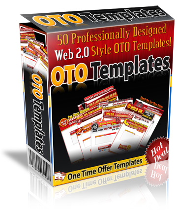 OTO Templates - 50 Web 2.0 Style One Time Offer Templates
